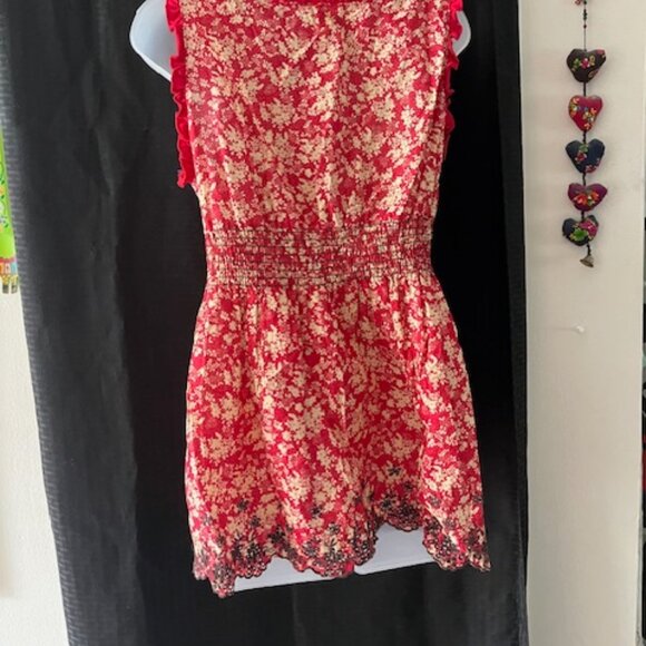 Fun Floral V-Neck Top ~ 100% Cotton - Picture 6 of 6